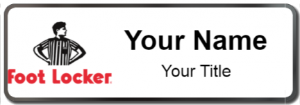Custom name badges for Foot Locker