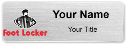 Custom name badges for Foot Locker
