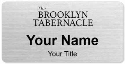 Custom name badges for Brooklyn Tabernacle