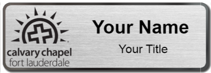 Custom name badges for Calvary Chapel Fort Lauderdale