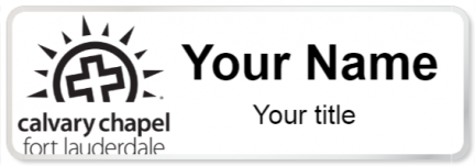 Custom name badges for Calvary Chapel Fort Lauderdale