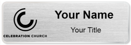 Custom name badges for Celebration Church