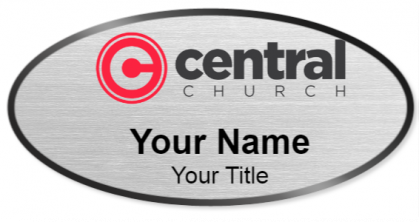 Custom name badges for Central Christian Church