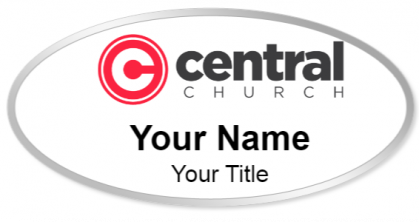 Custom name badges for Central Christian Church