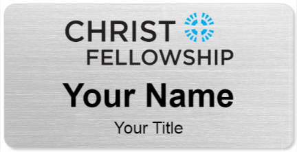 Custom name badges for Christ Fellowship