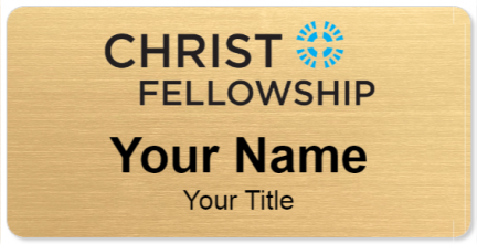 Custom name badges for Christ Fellowship