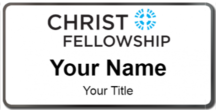 Custom name badges for Christ Fellowship
