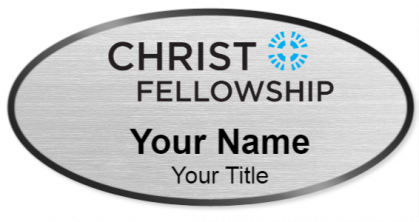 Custom name badges for Christ Fellowship