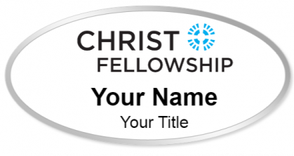 Custom name badges for Christ Fellowship