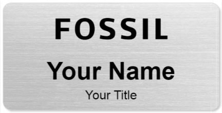 Custom name badges for Fossil