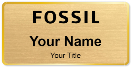 Custom name badges for Fossil