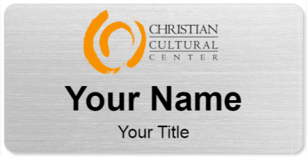 Custom name badges for Christian Cultural Center