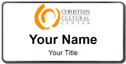 Custom name badges for Christian Cultural Center