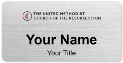 Custom name badges for Church of the Resurrection