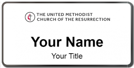 Custom name badges for Church of the Resurrection