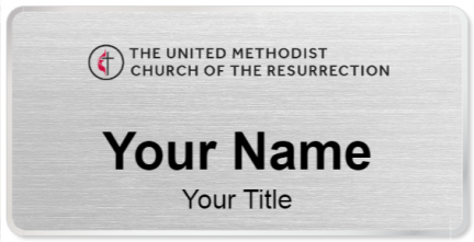 Custom name badges for Church of the Resurrection