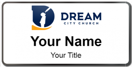 Custom name badges for Dream City Church