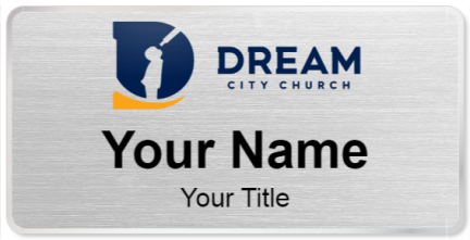 Custom name badges for Dream City Church