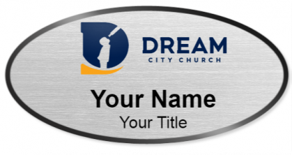 Custom name badges for Dream City Church