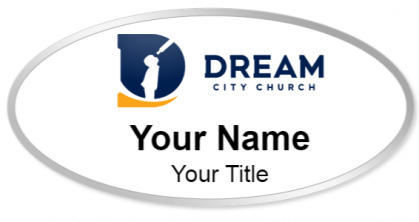 Custom name badges for Dream City Church