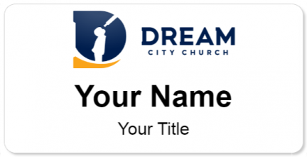 Custom name badges for Dream City Church