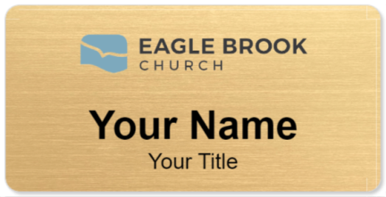 Custom name badges for Eagle Brook Church