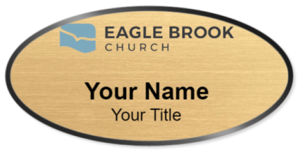 Custom name badges for Eagle Brook Church