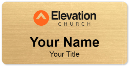 Custom name badges for Elevation Church