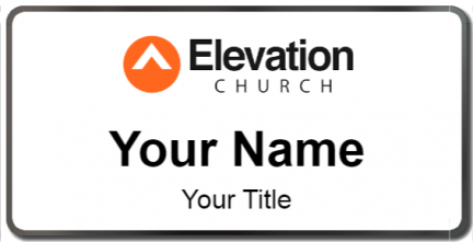 Custom name badges for Elevation Church