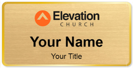 Custom name badges for Elevation Church