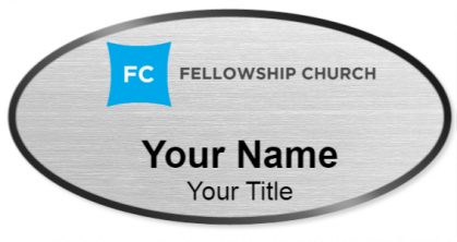 Custom name badges for Fellowship Church