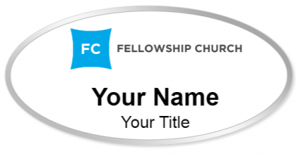 Custom name badges for Fellowship Church