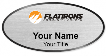 Custom name badges for Flatirons Community Church
