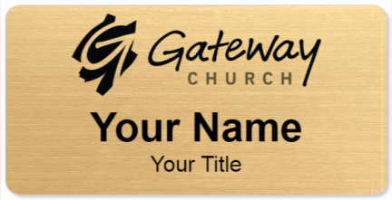 Custom name badges for Gateway Church