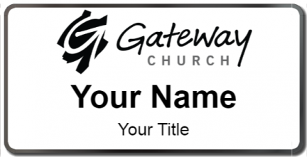Custom name badges for Gateway Church