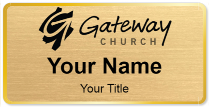 Custom name badges for Gateway Church