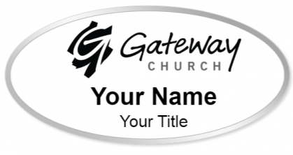 Custom name badges for Gateway Church