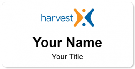 Custom name badges for Harvest Christian Fellowship