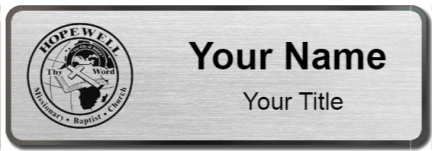 Custom name badges for Hopewell Missionary Baptist