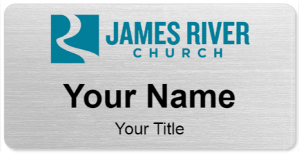 Custom name badges for James River Church