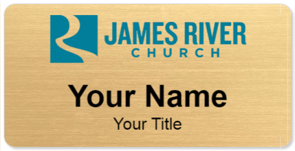 Custom name badges for James River Church