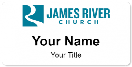 Custom name badges for James River Church