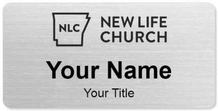 Custom name badges for New Life Church