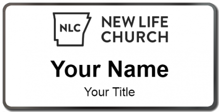 Custom name badges for New Life Church
