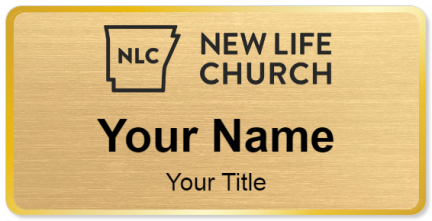 Custom name badges for New Life Church
