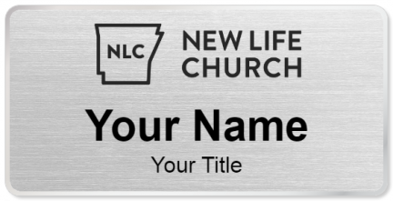Custom name badges for New Life Church