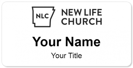 Custom name badges for New Life Church