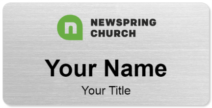 Custom name badges for NewSpring Church