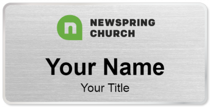 Custom name badges for NewSpring Church