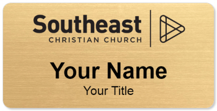 Custom name badges for Southeast Christian Church